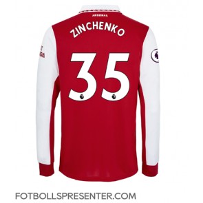 Arsenal Oleksandr Zinchenko #35 Hemma Matchtröja 2022-23 Långärmad
